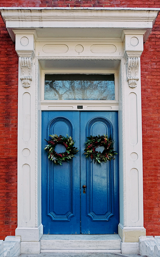 Double_blue_doors_Frederick_md