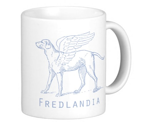 Fredlandia dog with wings-mug